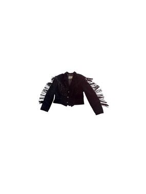 Pioneer Wear Black Suede Fringe Jacket - Women’s Size Large